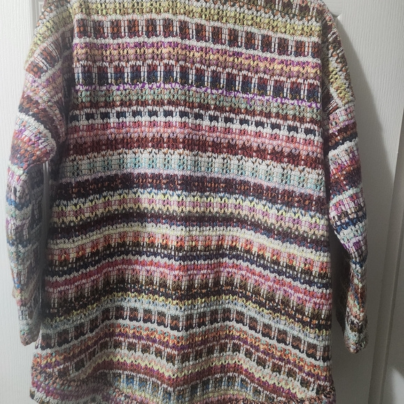Anthropologie Multicolor Knit Open-Front Sweater - Picture 6 of 6